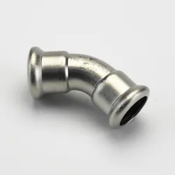 Courbe à sertir 45°, inox, 54mm FF, eau potable, VSH XPress Inox R2713